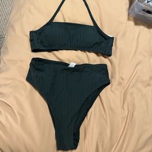 NWOT ribbed Lululemon bikini set